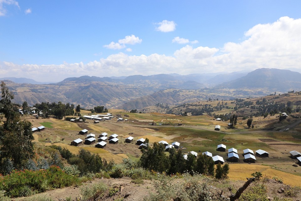 ▲ 에티오피아 암하라주 사업 현장 사진. 사업대상 지역은 해발고도 2,800m~3,400m의 고산지대에 위치해 있다. ⓒ컨선월드와이드